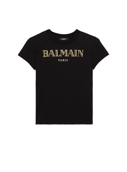 T-shirt with vintage Balmain print