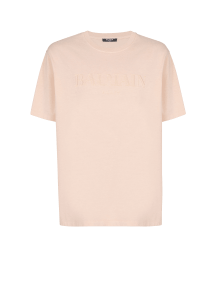 T-shirt ample avec broderie Balmain Vintage