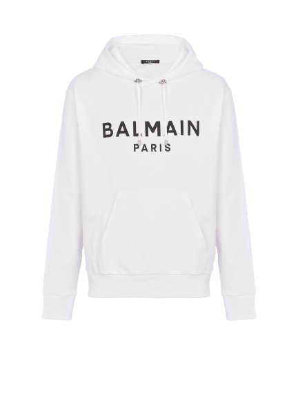 Printed Balmain Paris hoodie