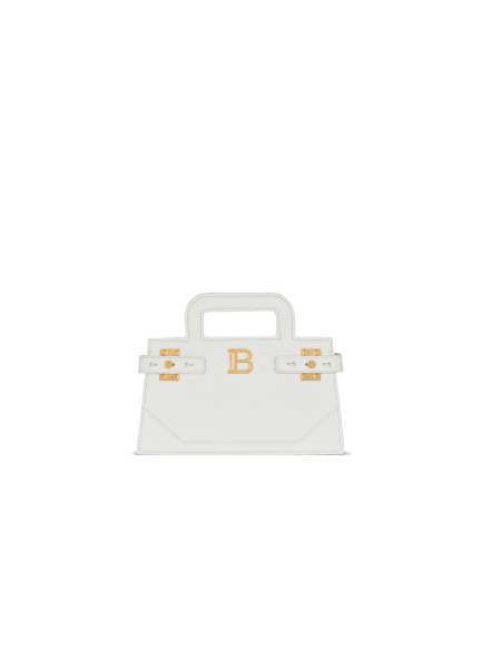 Small B-Buzz Top Handle bag in grained leather