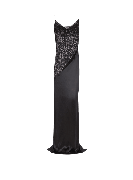 Robe fluide à bretelles fines 