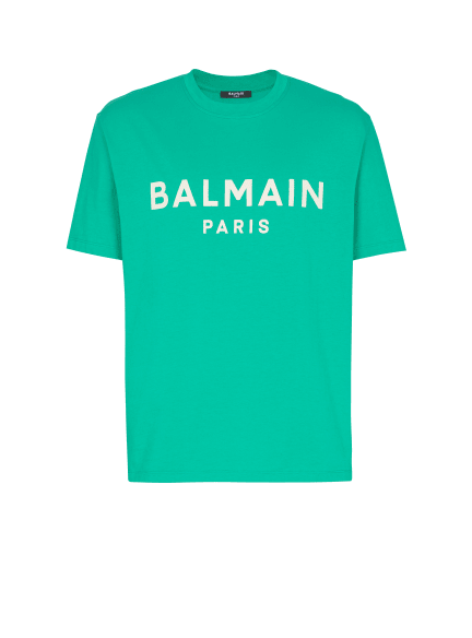 T-shirt with Balmain Paris print