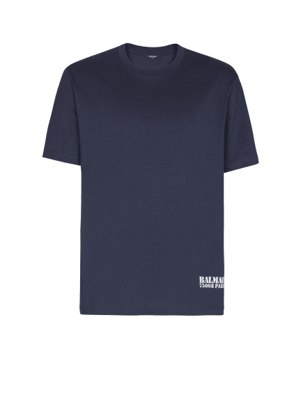 Small Balmain Stamp printed T-shirt