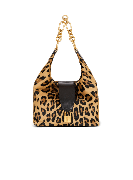 Sync Hobo leopard print leather bag