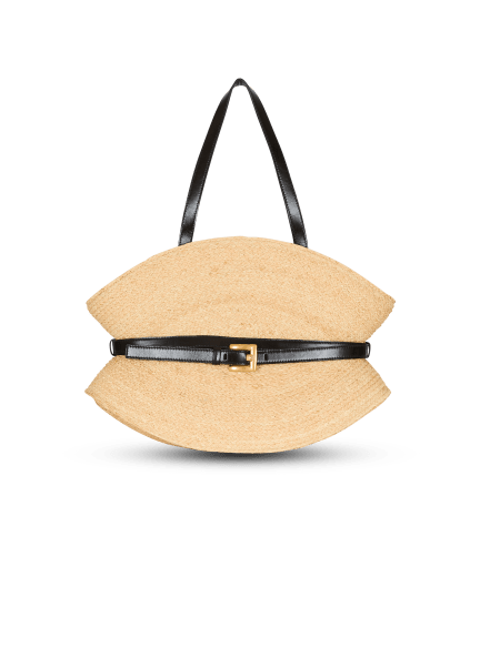 Shuffle Medium bag in raffia