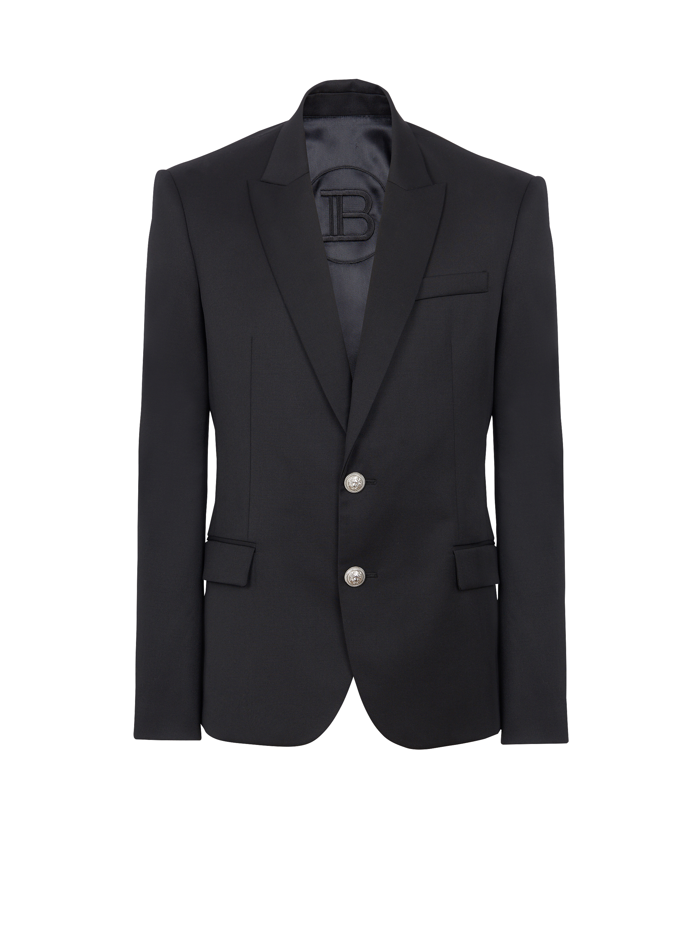 2-button wool jacket