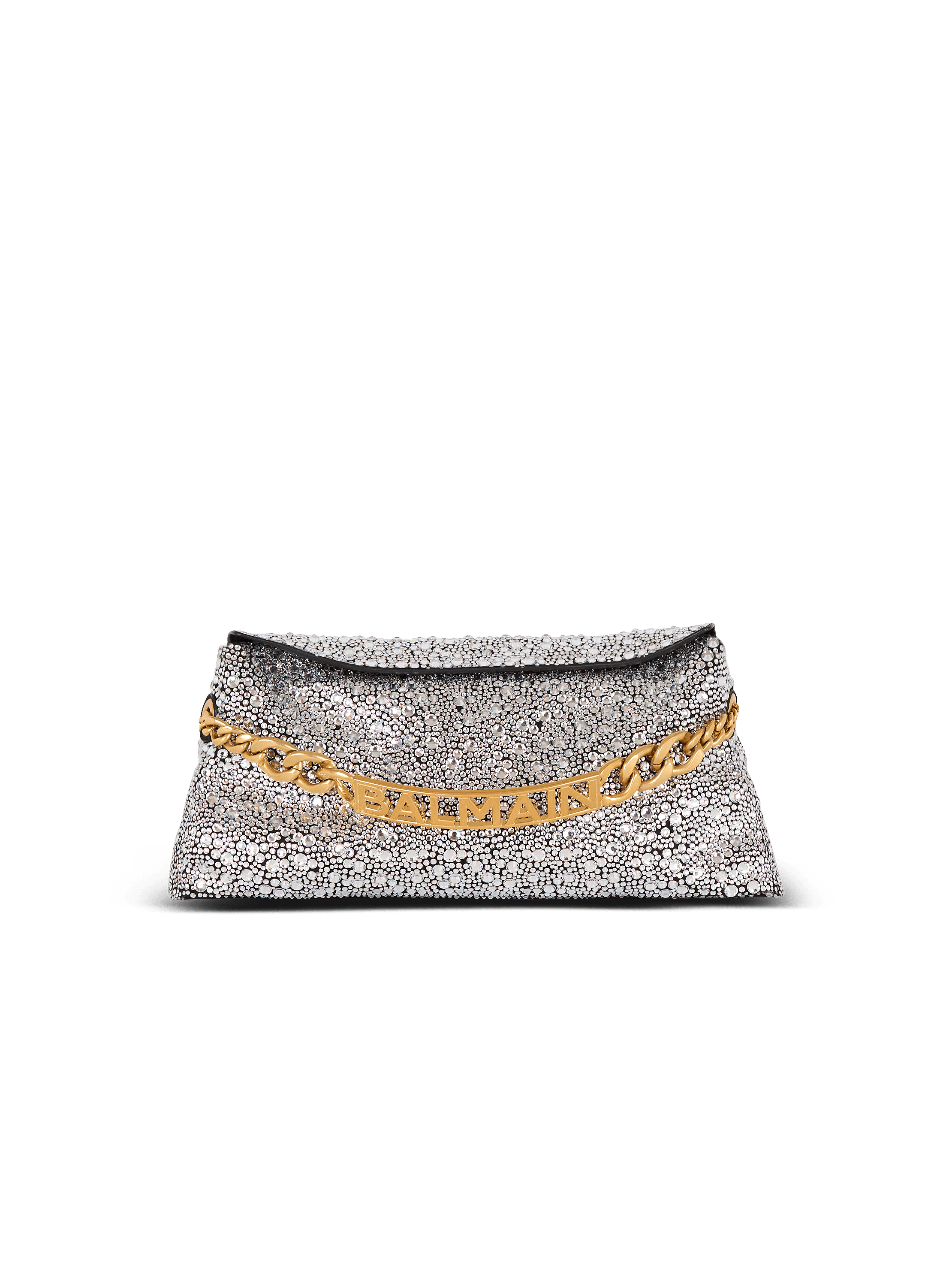Pochette 1945 Soft en cuir suédé et strass