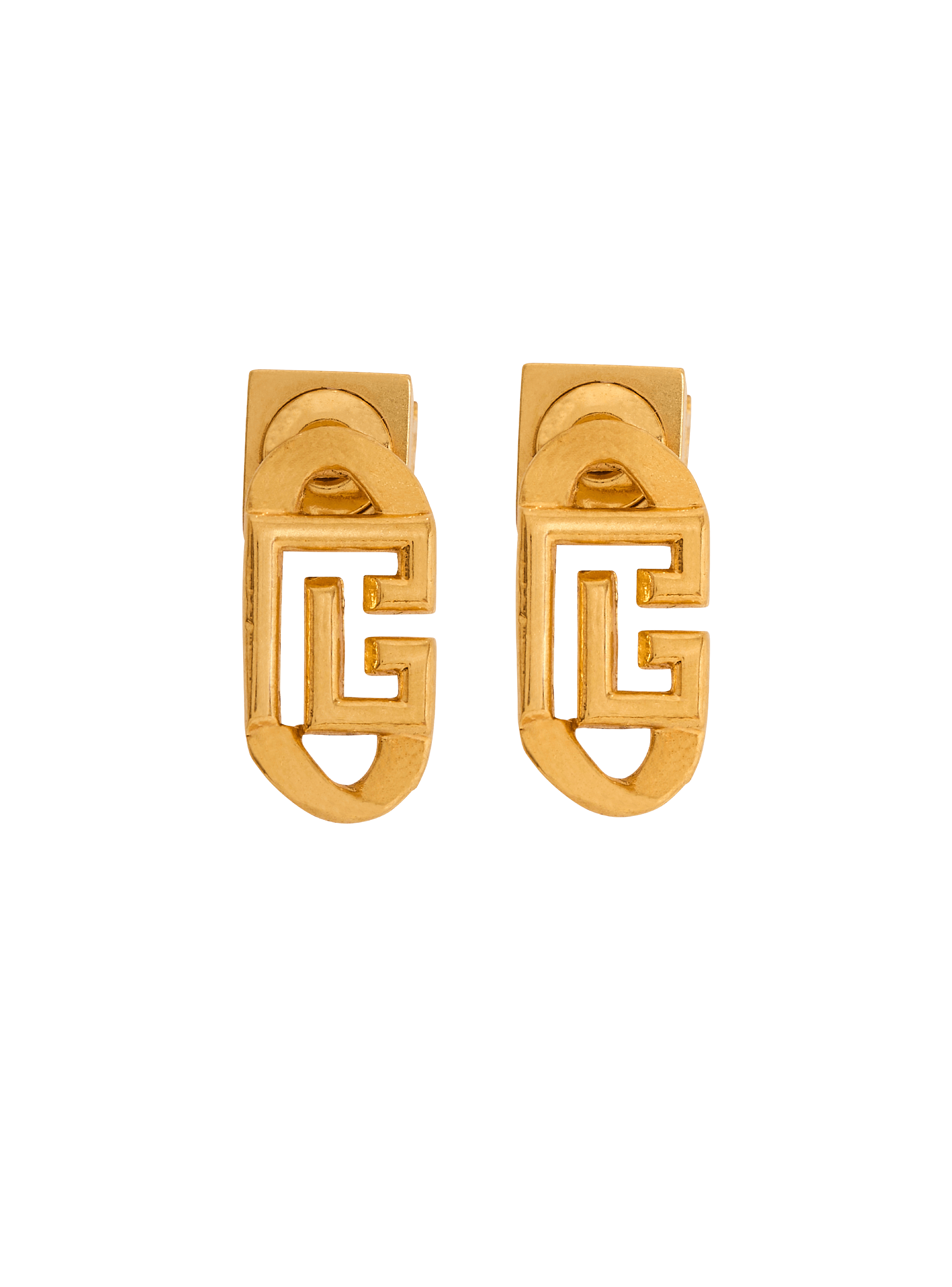 Sync PB brass earrings