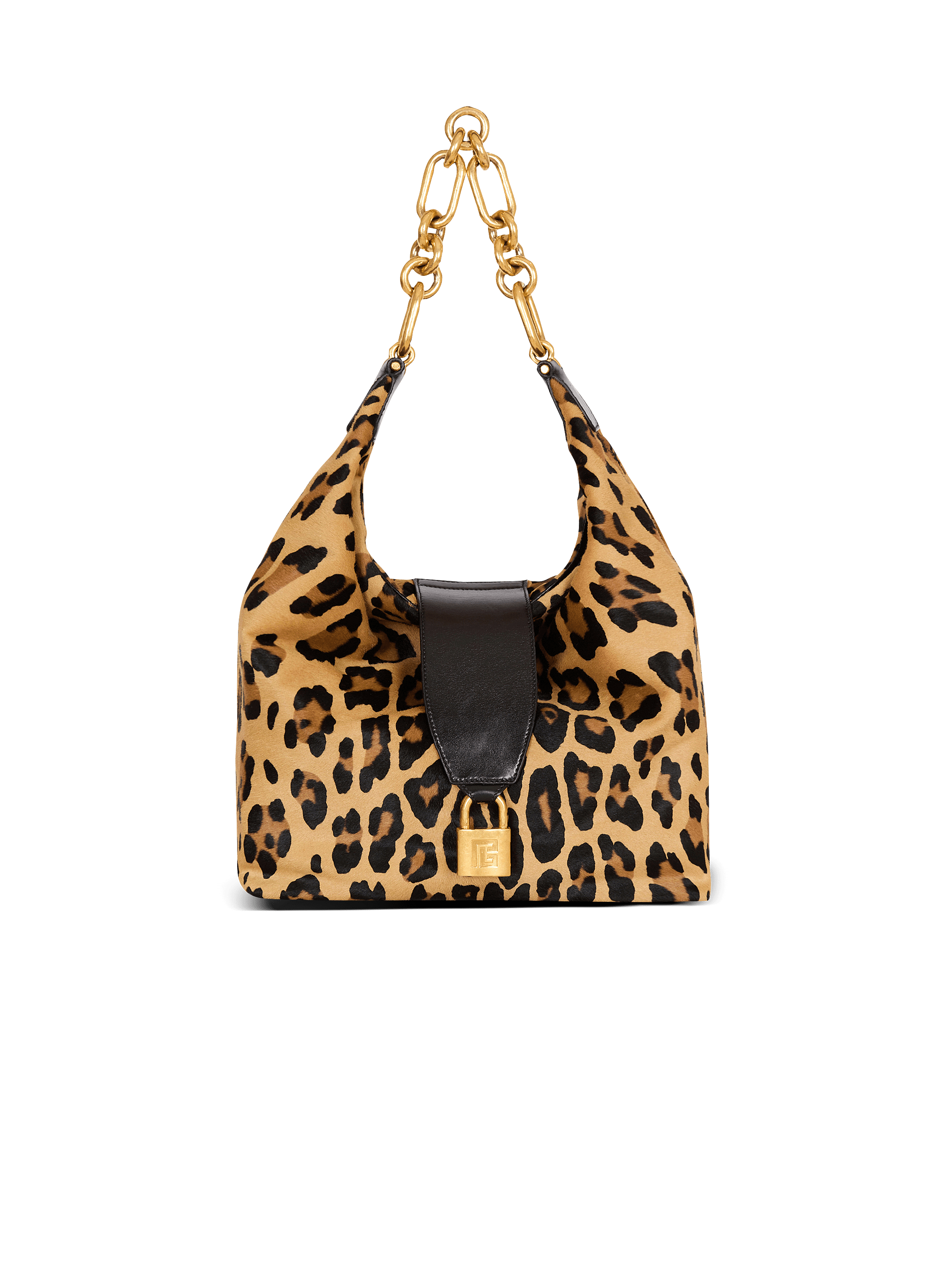 Sync Hobo leopard print leather bag