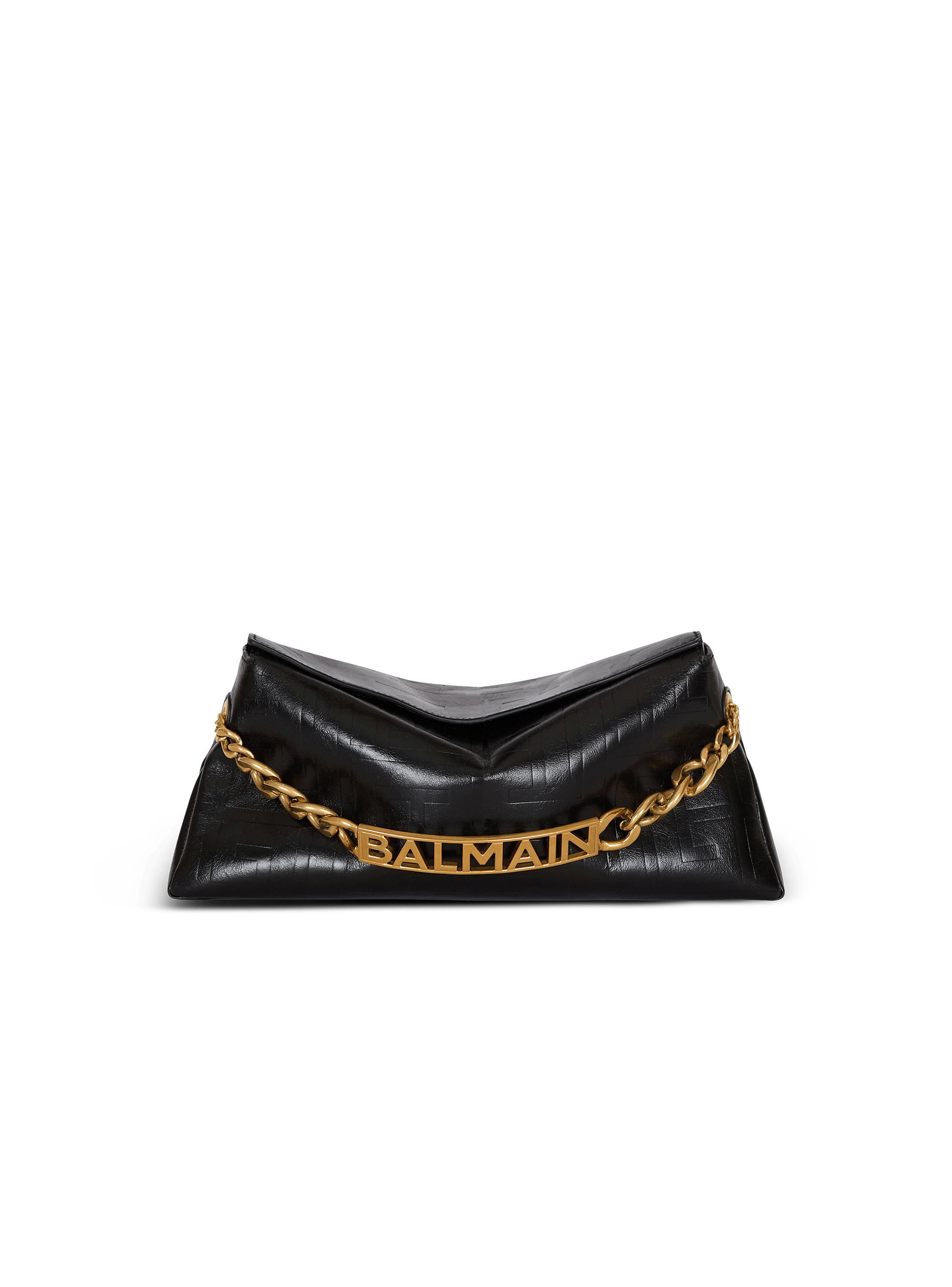 1945 Soft clutch in crinkled calfskin leather 