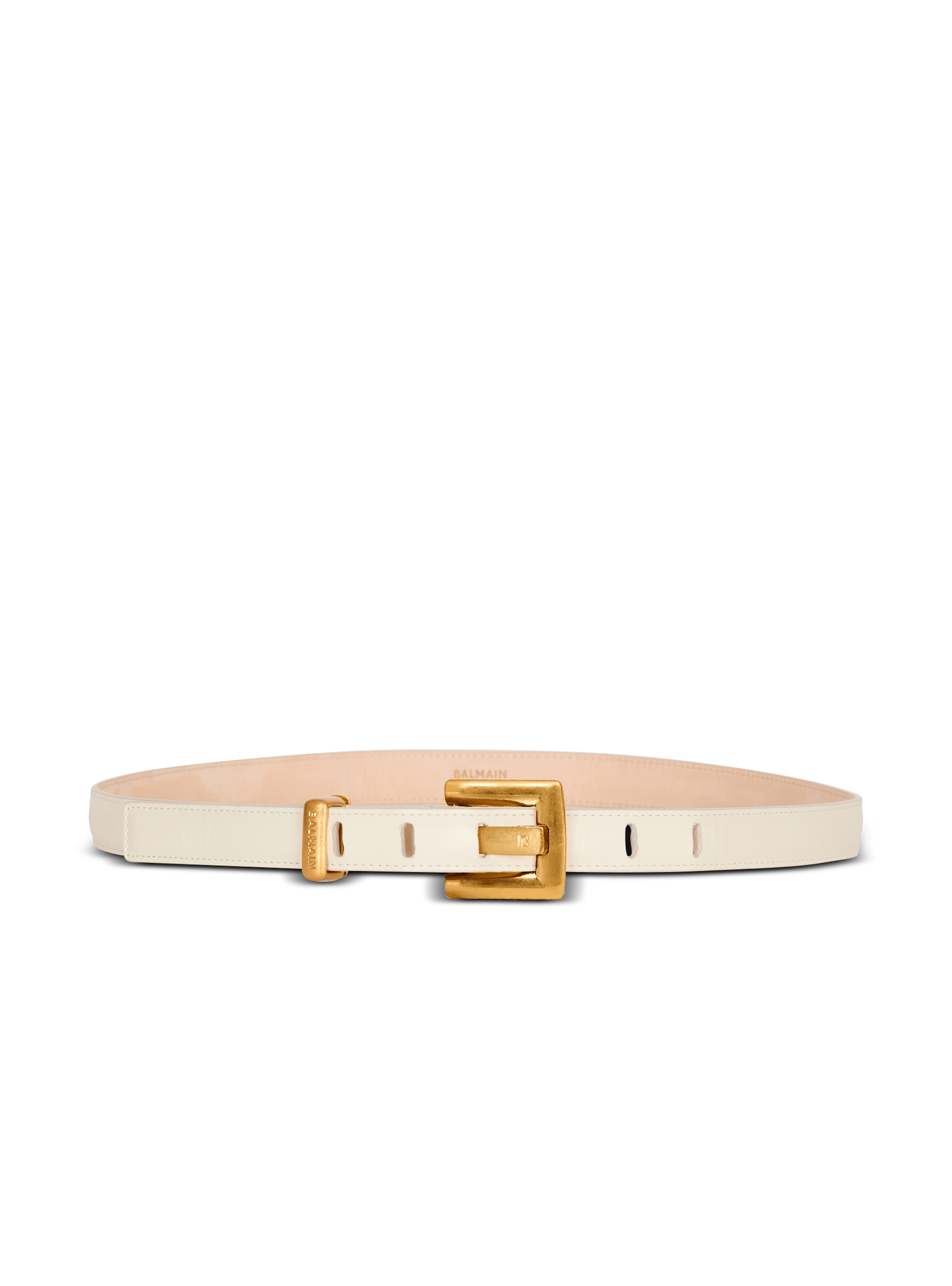 Anthem narrow leather belt 